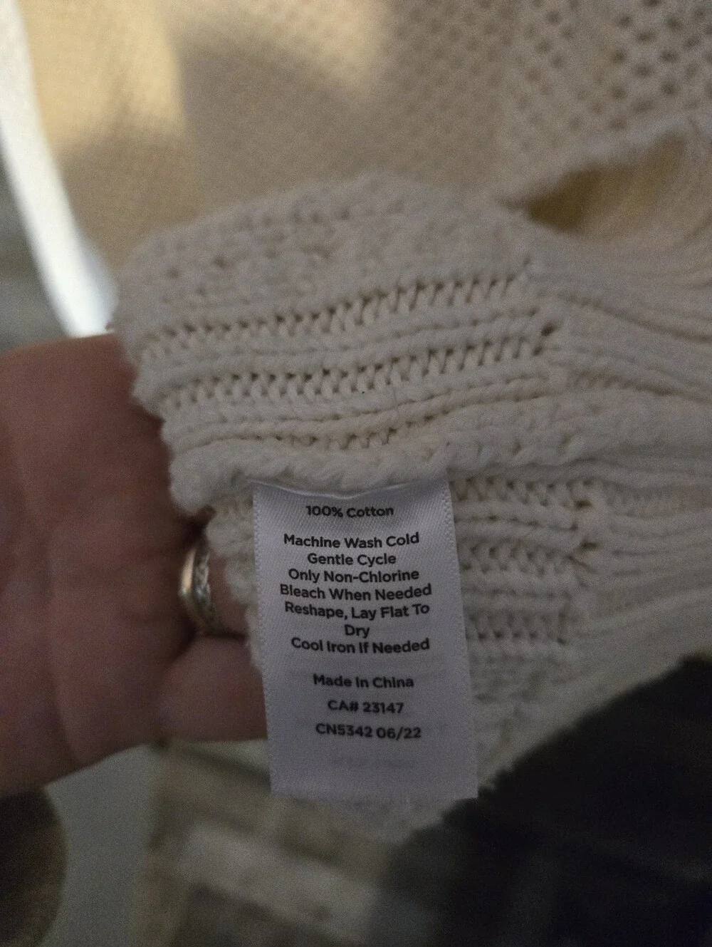 haven well within white knit turtleneck sweater